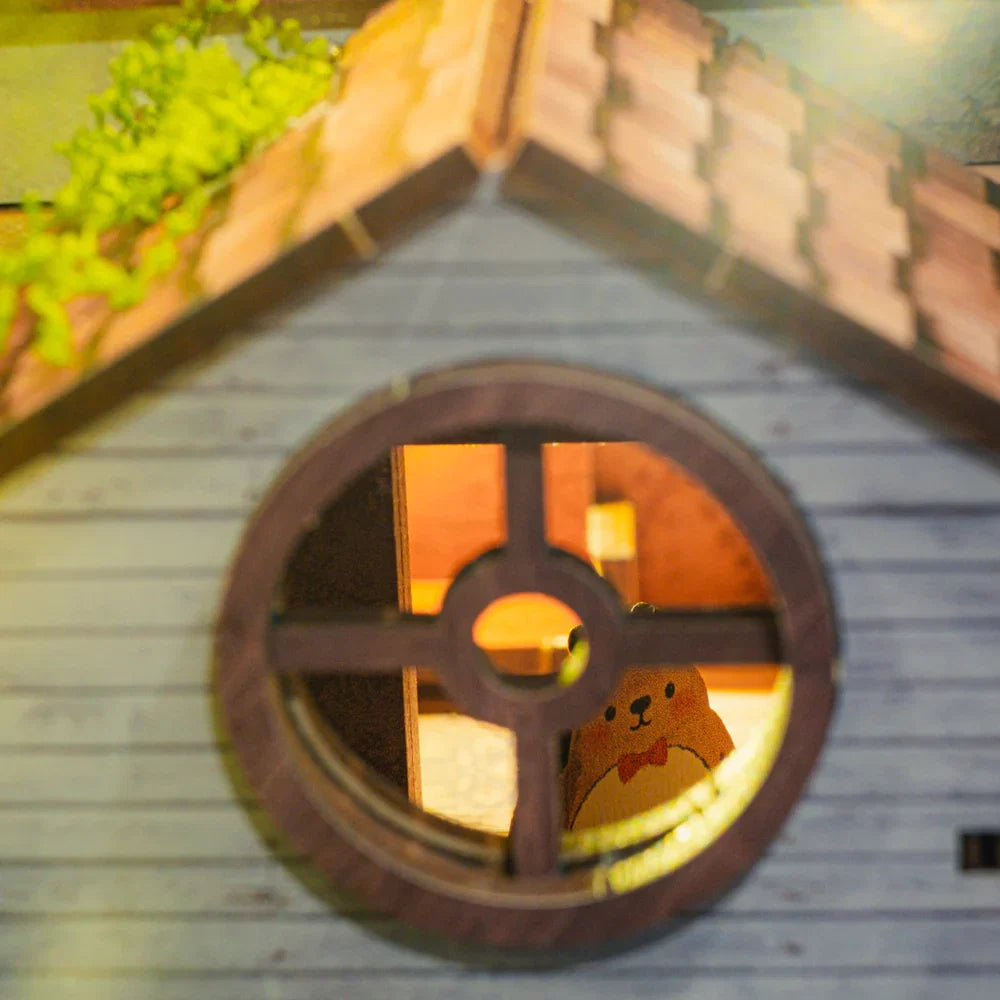 Enchanted Woodland Cottage DIY Book Nook Kit