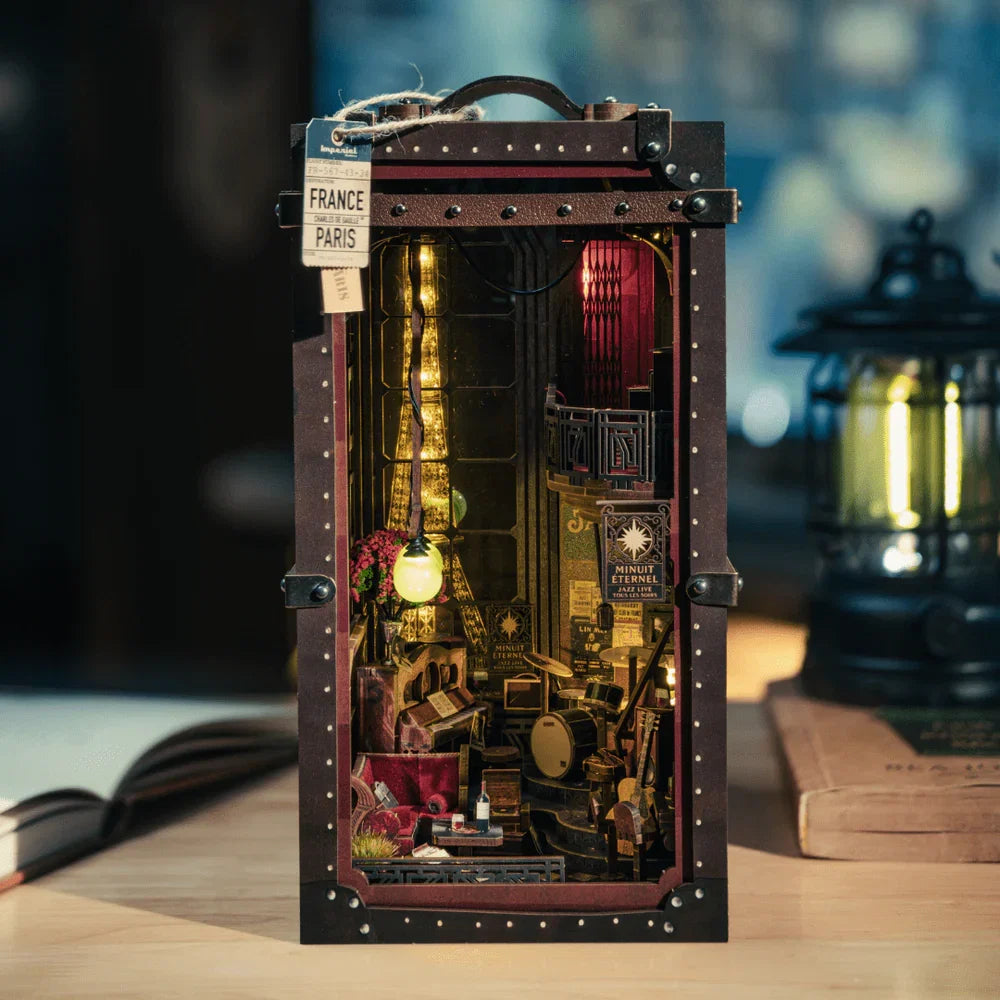Midnight Jazz in Paris DIY Book Nook Kit | Limited Edition