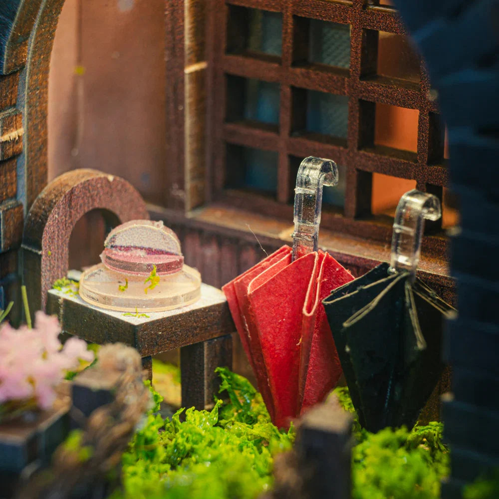 Enchanted Woodland Cottage DIY Book Nook Kit
