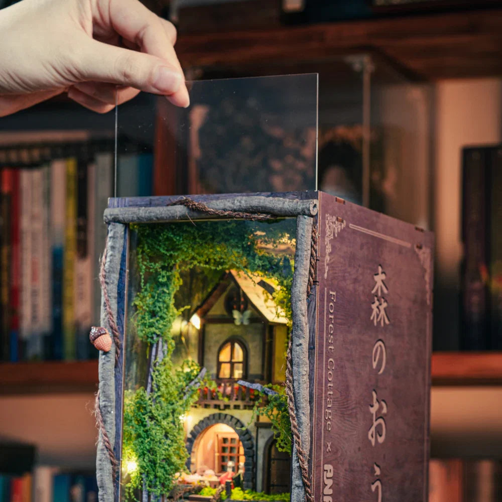 Enchanted Woodland Cottage DIY Book Nook Kit
