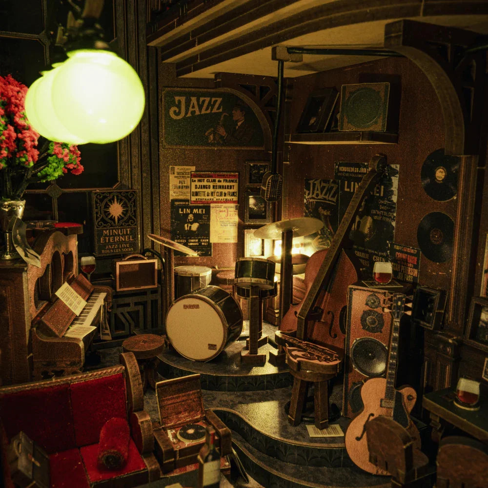 Midnight Jazz in Paris DIY Book Nook Kit | Limited Edition