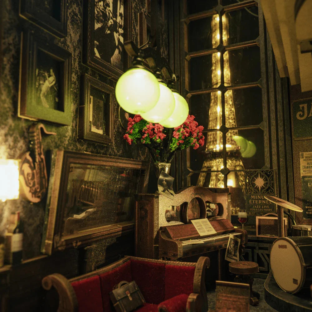 Midnight Jazz in Paris DIY Book Nook Kit | Limited Edition
