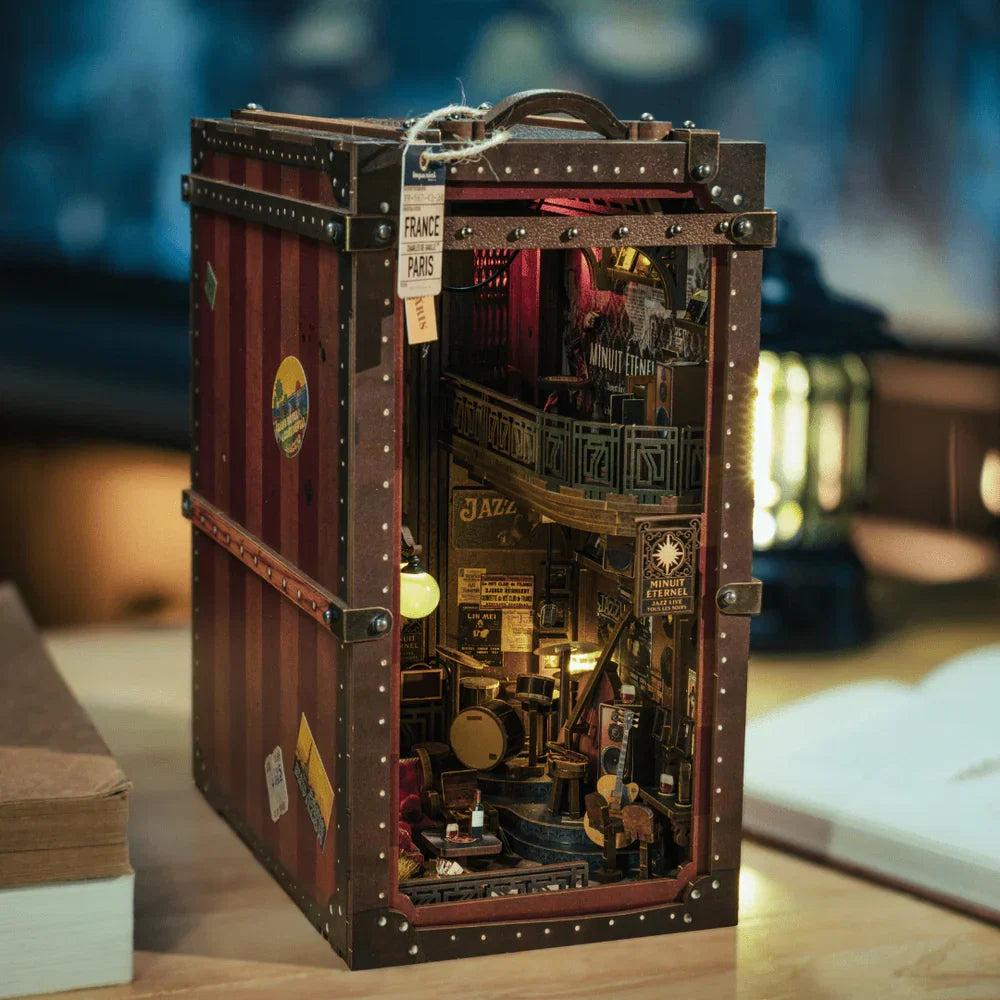 Midnight Jazz in Paris DIY Book Nook Kit | Limited Edition