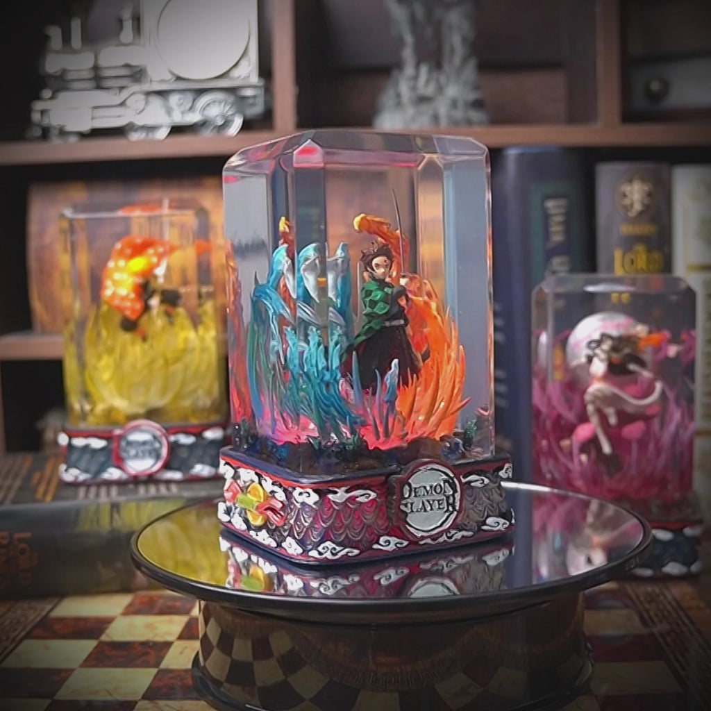 Demon Slayer Tanjiro Resin Lamp