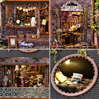 Magic Castle Witch's Lair Miniature House Kit, Gothic Apothecary 3D Wood Puzzle