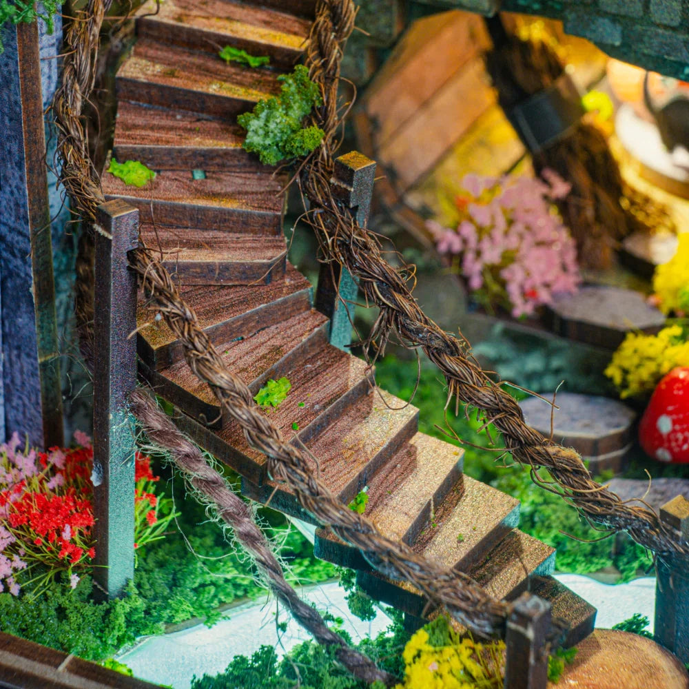Enchanted Woodland Cottage DIY Book Nook Kit