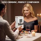 Electric Salt & Pepper Grinder Set – Automatic Battery-Operated Mills with Adjustable Coarseness & LED Light