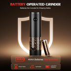 Electric Salt & Pepper Grinder Set – Automatic Battery-Operated Mills with Adjustable Coarseness & LED Light