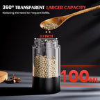Electric Salt & Pepper Grinder Set – Automatic Battery-Operated Mills with Adjustable Coarseness & LED Light