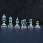 Handmade Ocean Chess Set Epoxy Resin : Luxury - Personalized , Stylish Gift Anniversary - Decoration