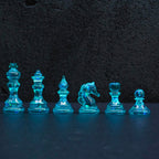 Handmade Ocean Chess Set Epoxy Resin : Luxury - Personalized , Stylish Gift Anniversary - Decoration