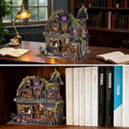 Magic Castle Witch's Lair Miniature House Kit, Gothic Apothecary 3D Wood Puzzle
