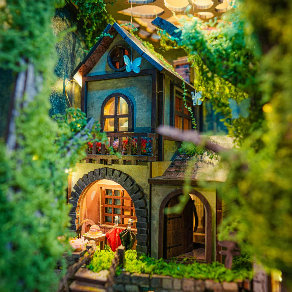 Enchanted Woodland Cottage DIY Book Nook Kit