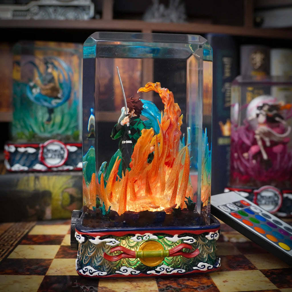 Demon Slayer Tanjiro Resin Lamp
