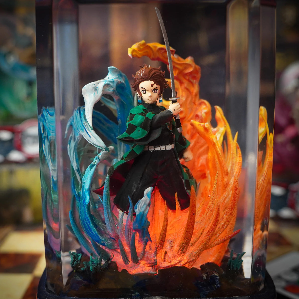 Demon Slayer Tanjiro Resin Lamp