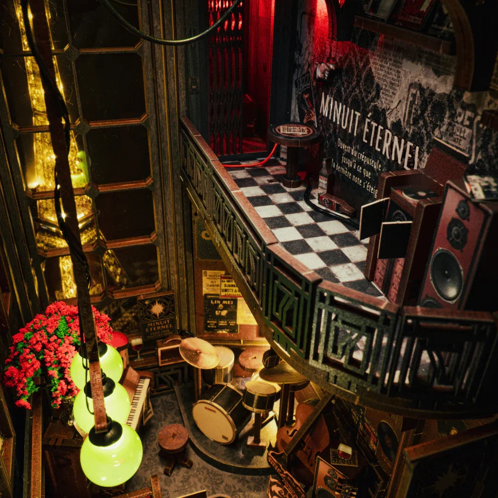 Midnight Jazz in Paris DIY Book Nook Kit | Limited Edition
