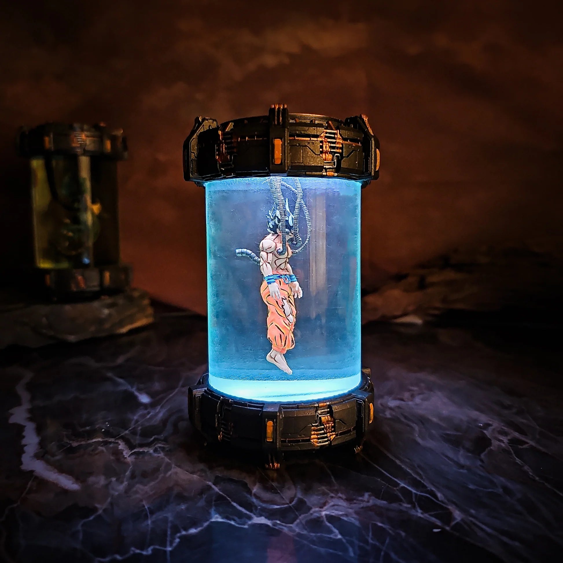 Goku Specimen Lamp – Anime LED Display