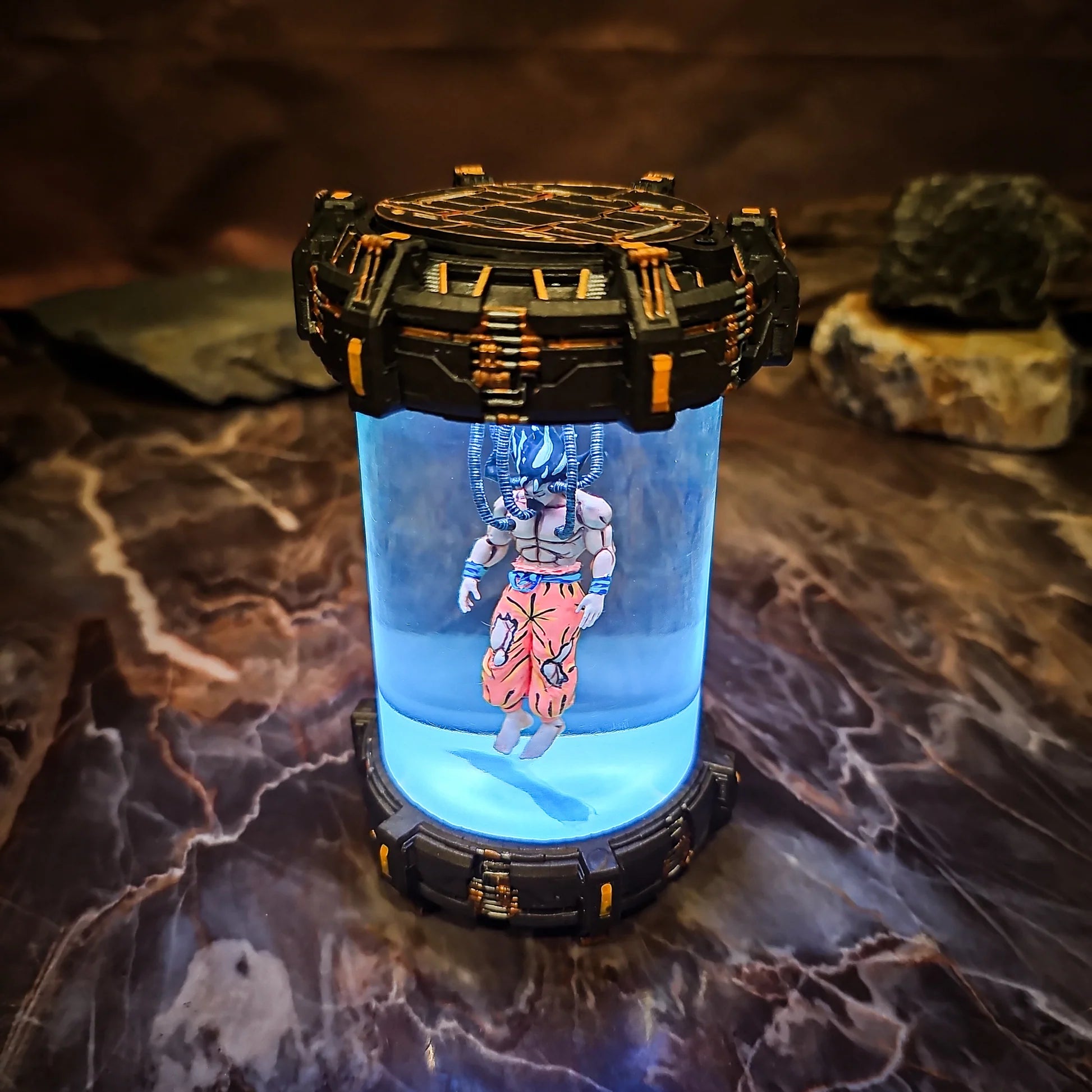 Goku Specimen Lamp – Anime LED Display