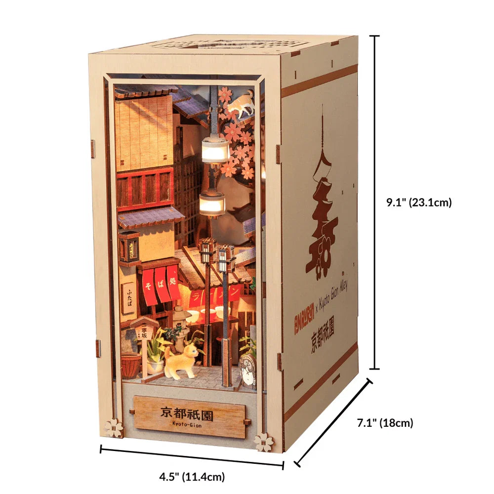 Moonlit Gion Kyoto DIY Book Nook Kit