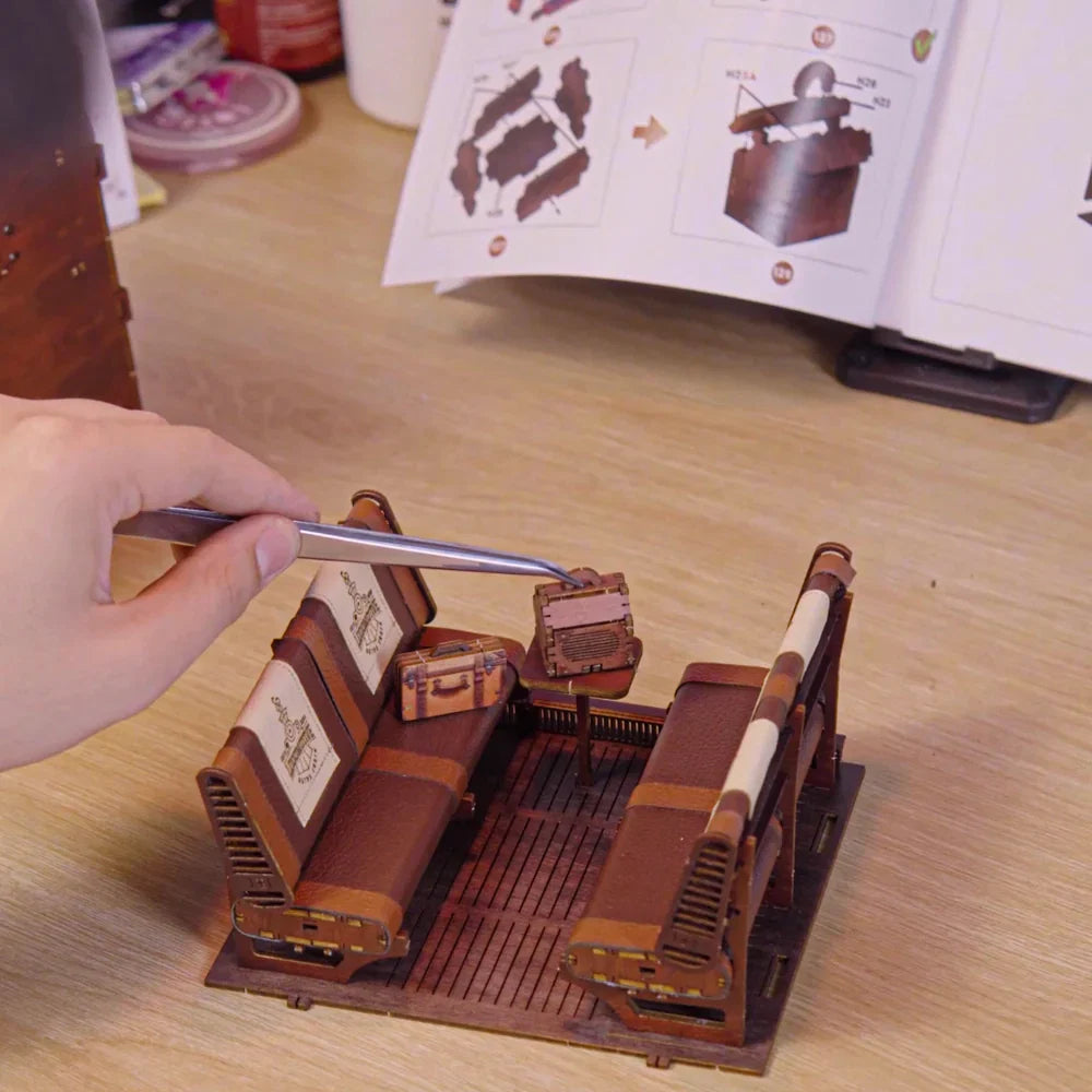 Timeless Railway Cabin DIY Book Nook Kit