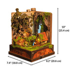 Whispering Hollow Book Nook Music Box – DIY Wooden Miniature House