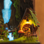 Whispering Hollow Book Nook Music Box – DIY Wooden Miniature House