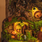 Whispering Hollow Book Nook Music Box – DIY Wooden Miniature House