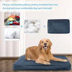 Premium Washable Dog Bed Cover – Durable Replacement Cushion Cover for Crate & Pet Beds