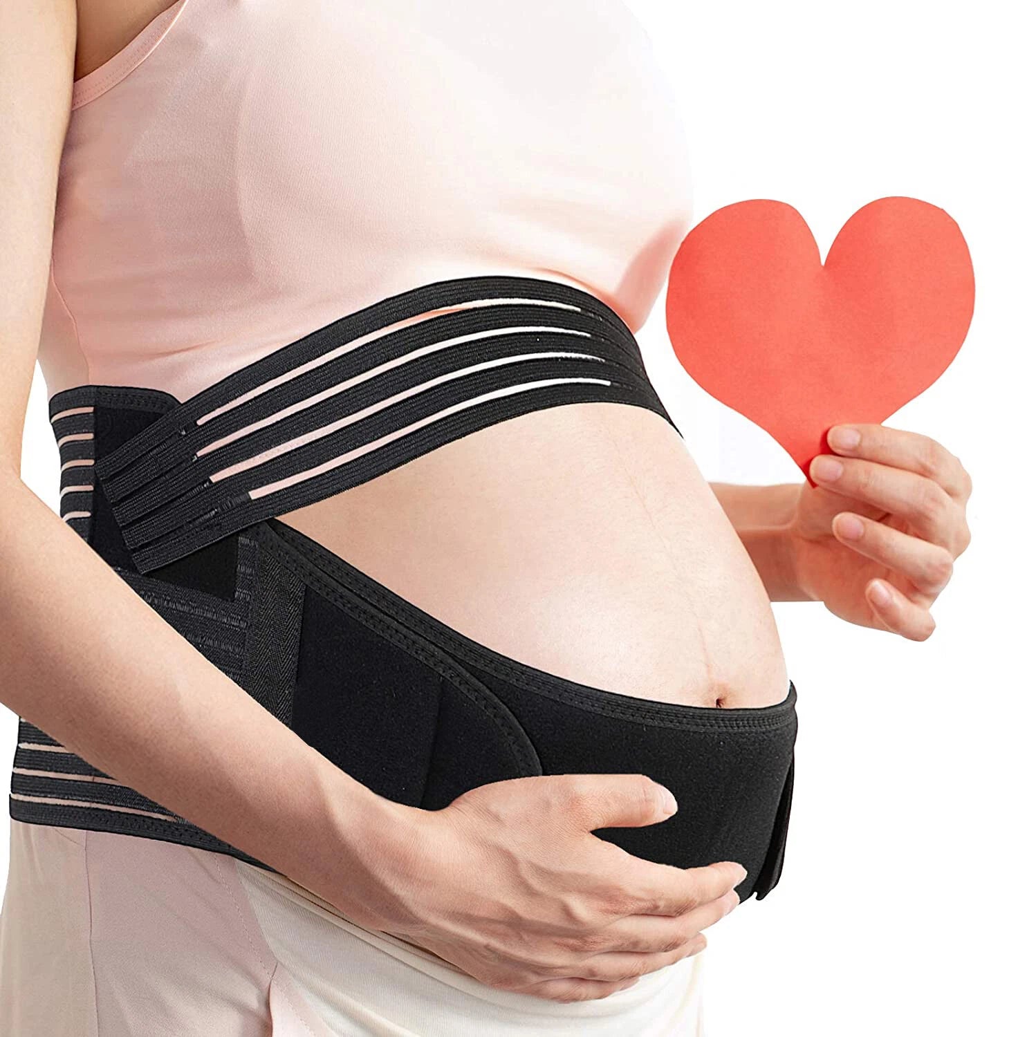 Pregnancy Maternity Support Belt – Adjustable Belly Band & Lower Back Support
