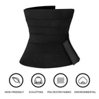 Lumbar Waist Support Sauna Belt – Snatch Me Up Waist Trimmer Body Shaper Wrap