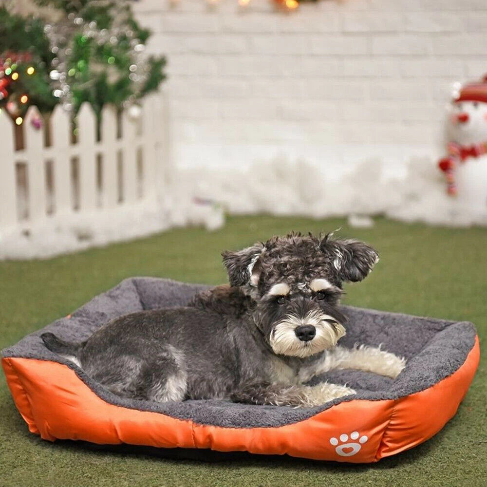 Calming Plush Pet Bed – Ultra Soft Warm Sleeping Nest for Dogs & Cats