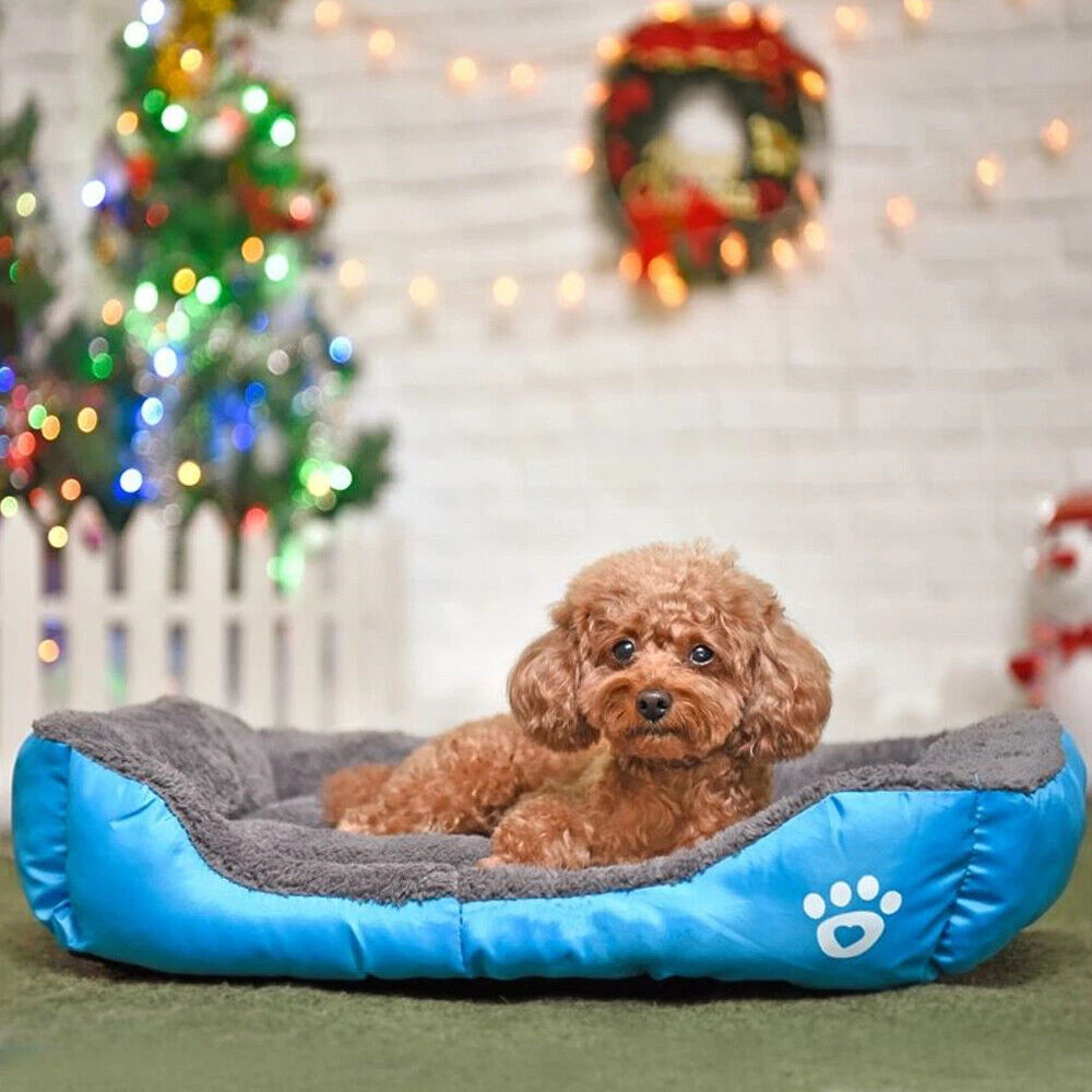 Calming Plush Pet Bed – Ultra Soft Warm Sleeping Nest for Dogs & Cats