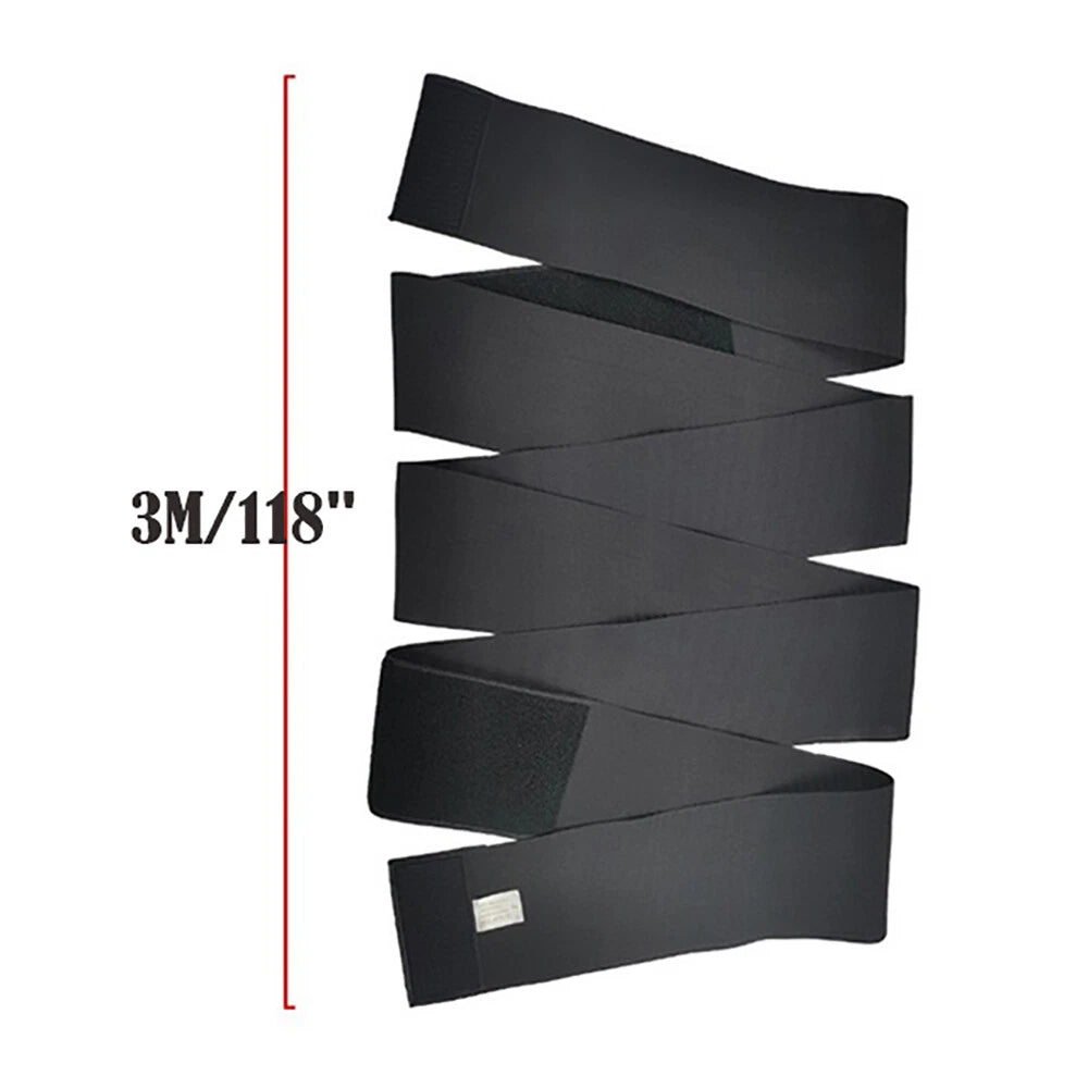 Lumbar Waist Support Sauna Belt – Snatch Me Up Waist Trimmer Body Shaper Wrap