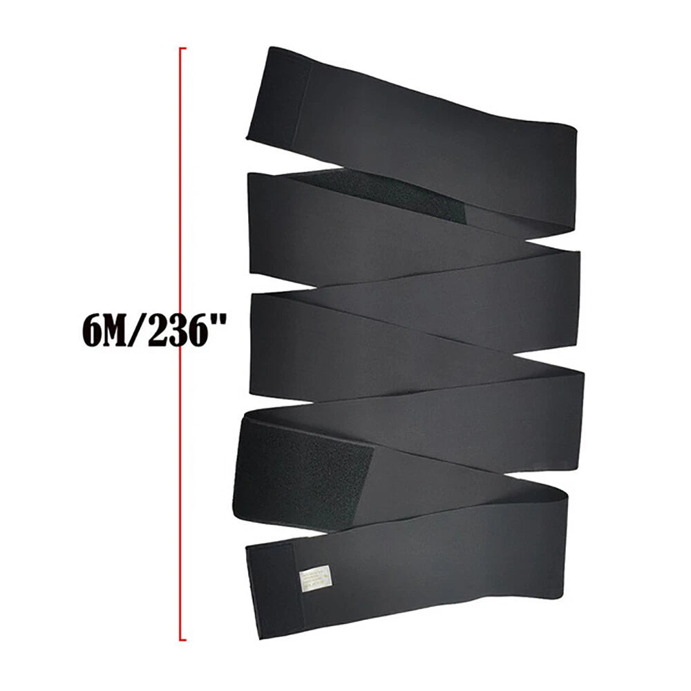 Lumbar Waist Support Sauna Belt – Snatch Me Up Waist Trimmer Body Shaper Wrap