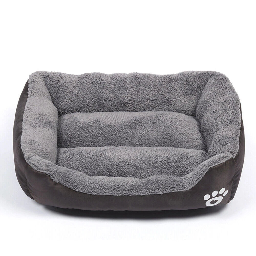 Calming Plush Pet Bed – Ultra Soft Warm Sleeping Nest for Dogs & Cats