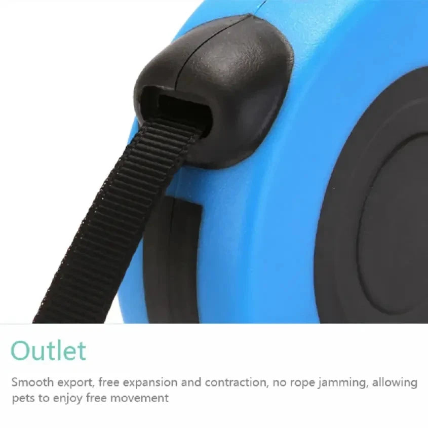 16.5FT Retractable Dog Leash – Automatic Walking Lead with Ergonomic Handle