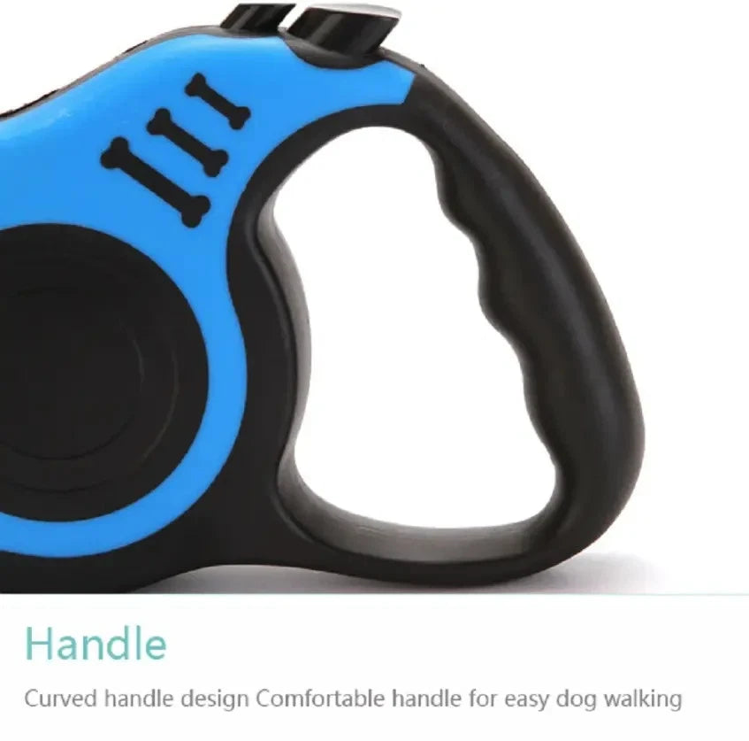 16.5FT Retractable Dog Leash – Automatic Walking Lead with Ergonomic Handle