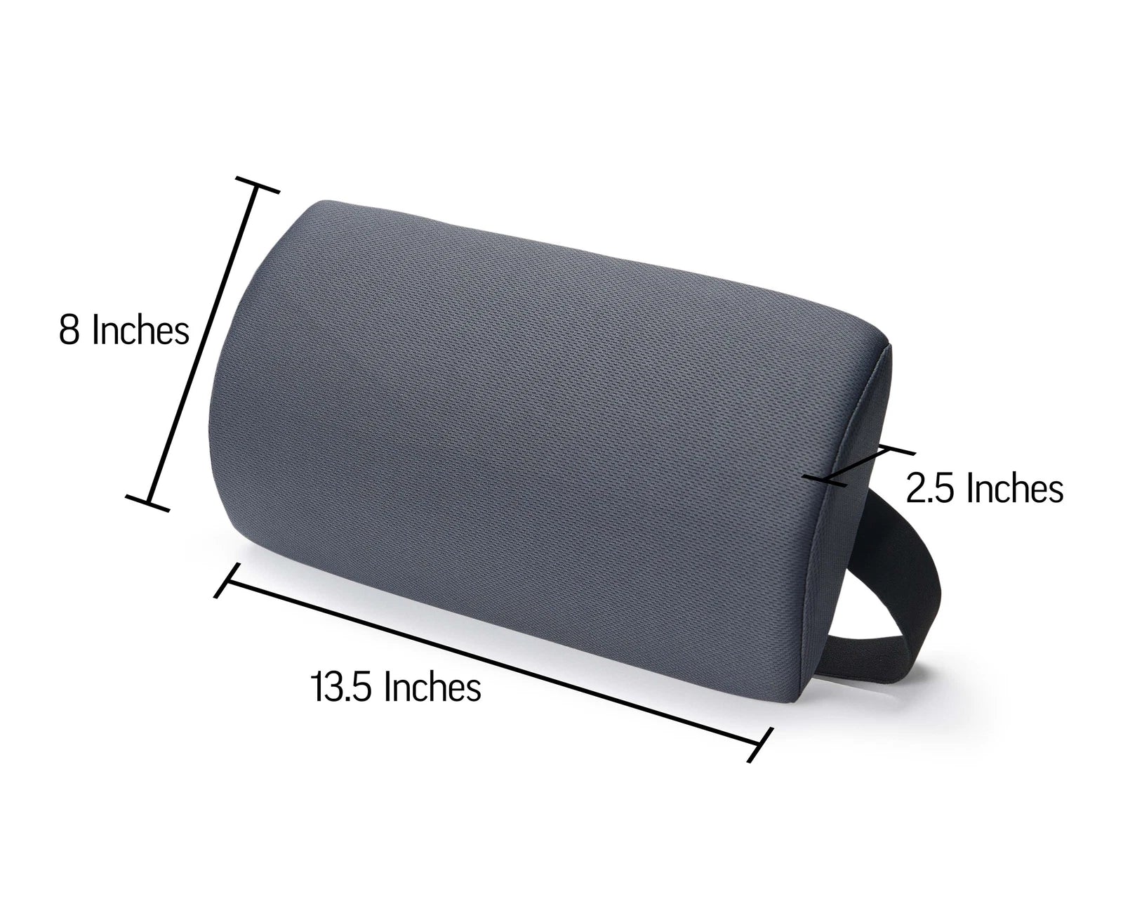 Slimline Lumbar Support Cushion – Ergonomic Low Back Pillow for Office Chair, Car & Travel