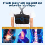 Heavy Duty Back Support Belt – Adjustable Lumbar Waist Brace for Lifting & Work