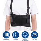 Heavy Duty Back Support Belt – Adjustable Lumbar Waist Brace for Lifting & Work