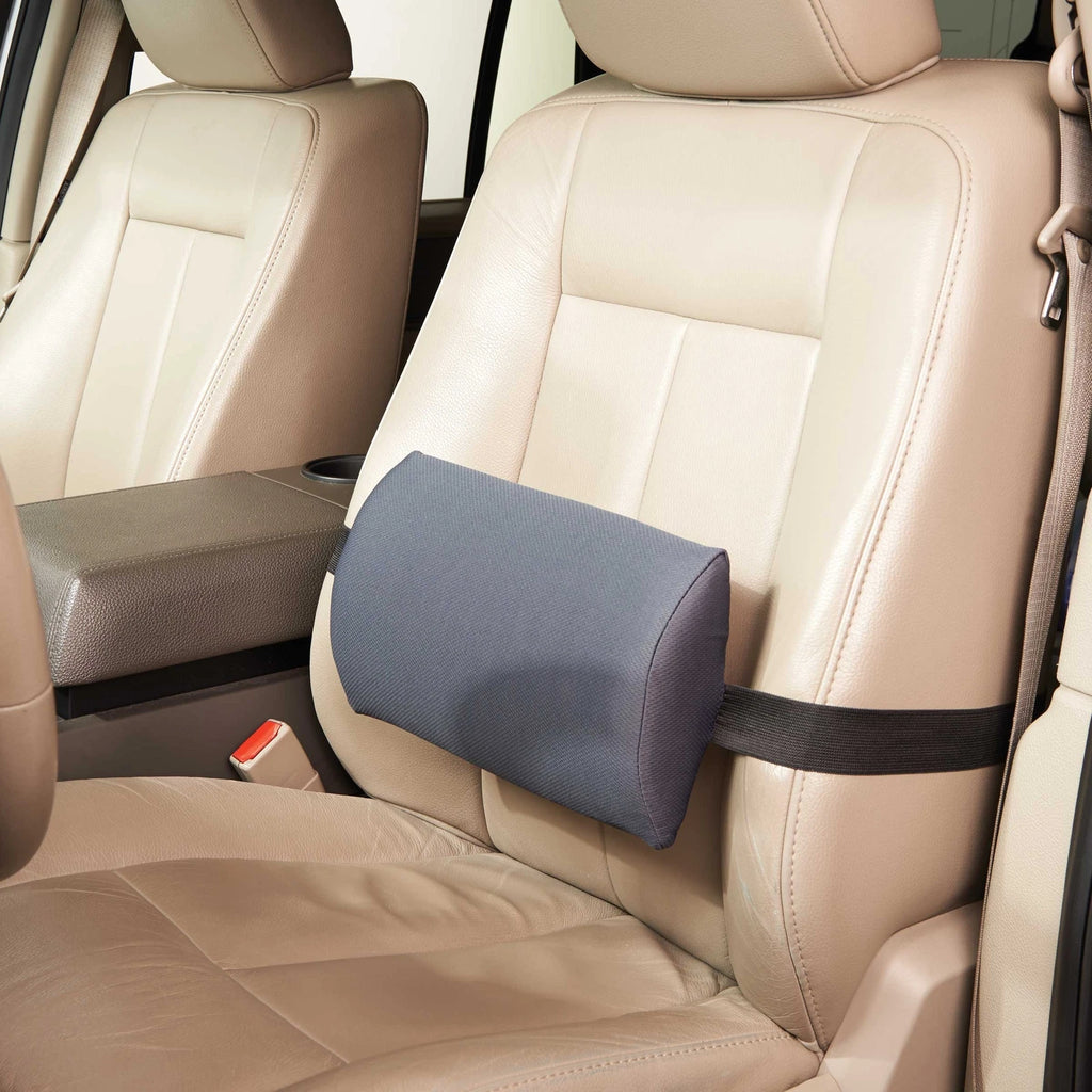 Slimline Lumbar Support Cushion – Ergonomic Low Back Pillow for Office Chair, Car & Travel