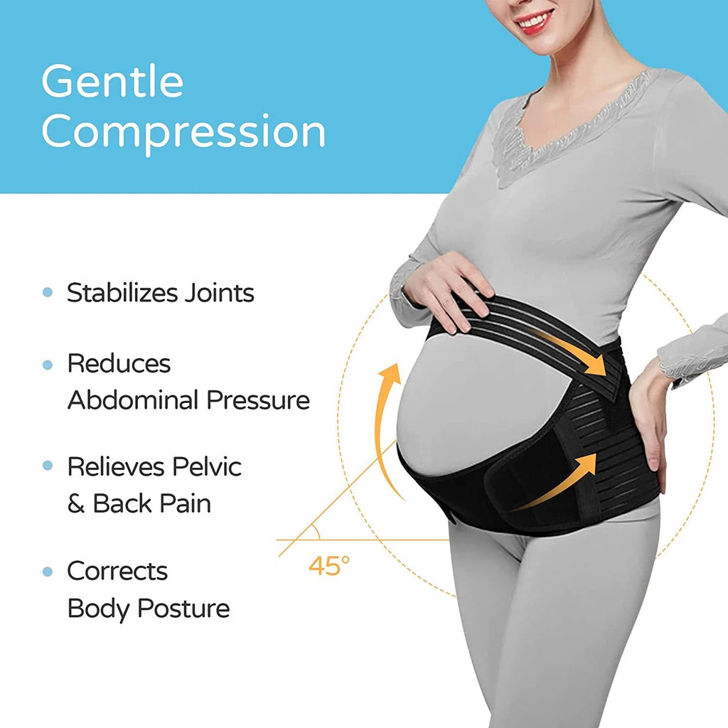 Pregnancy Maternity Support Belt – Adjustable Belly Band & Lower Back Support