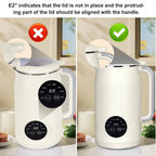 8-in-1 Automatic Nut Milk Maker – 50oz Almond, Soy & Oat Milk Machine with 12-Blade System