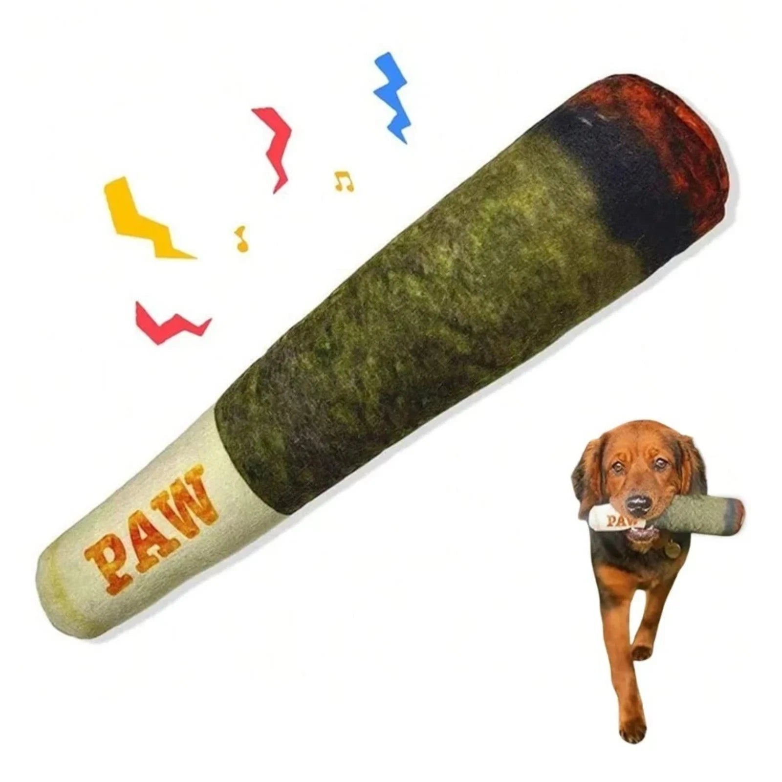 Indestructible Dog Chew Toy – Tough Squeaky Toy for Aggressive Chewers
