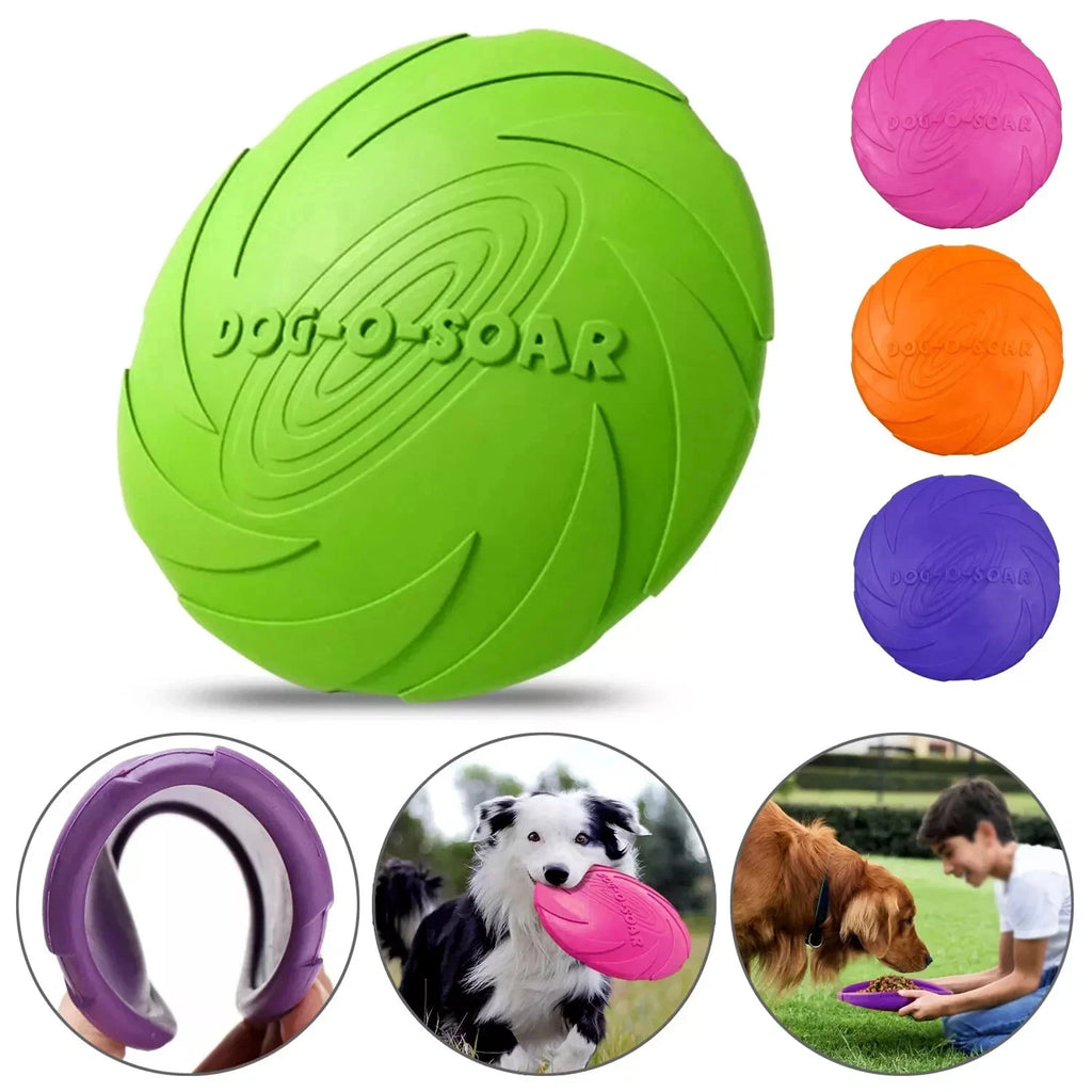 Large Soft Dog Frisbee – Flexible Flying Disc for Fetch, Chewing & Outdoor Play