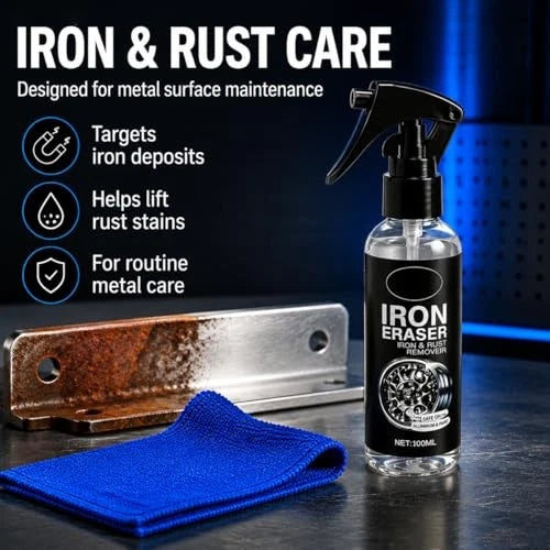 Iron Remover Spray for Car Wheels & Paint – Fast-Acting Fallout & Brake Dust Cleaner